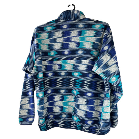 Patagonia Lightweight Synchilla Snap-T Fleece Pullover Nepali Dhoti Aztec XL - Picture 7 of 9